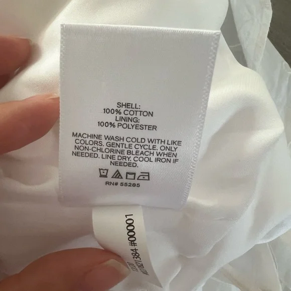 Express White Eyelet Mini Dress - Picture 8 of 9